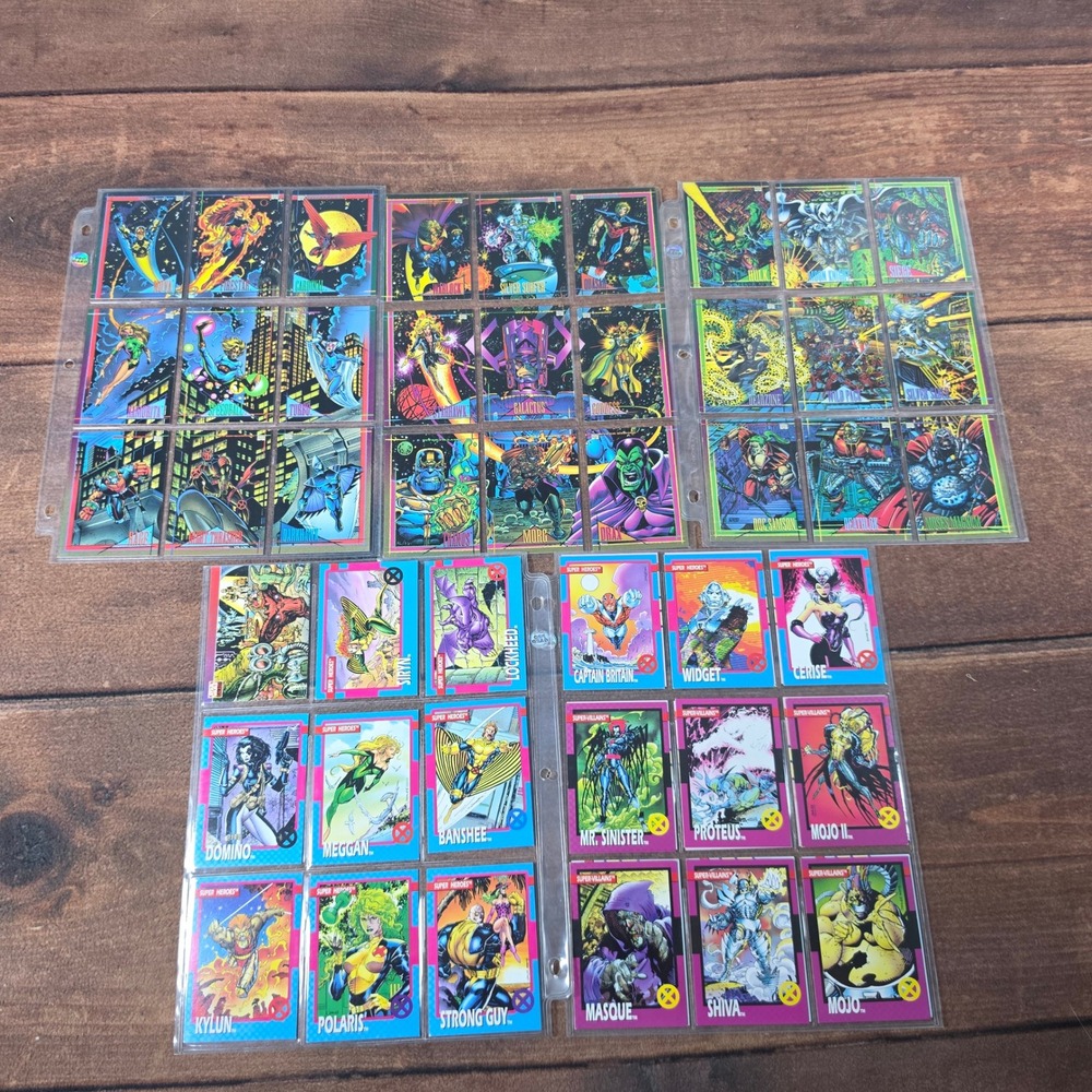 Marvel SkyBox Impel Trading Cards Kids OS Multicolor Excellent 90s Comic Lot